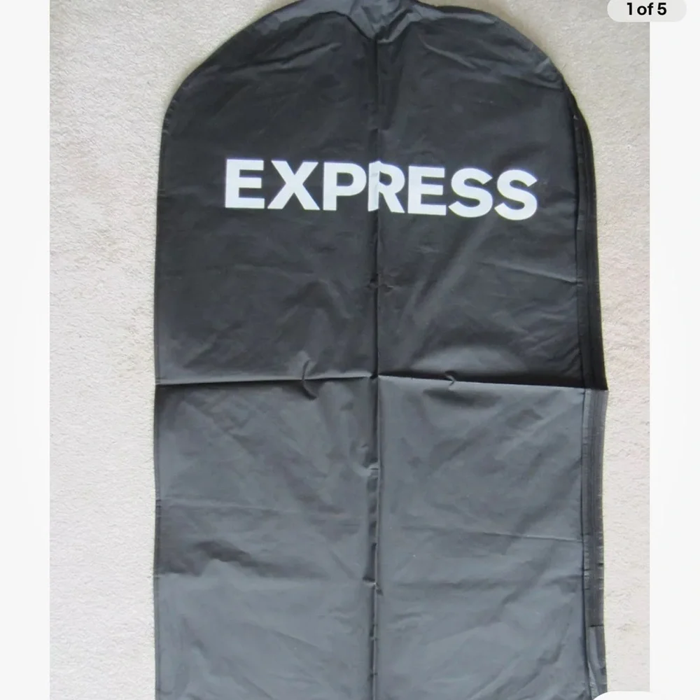 EXPRESS GARMENT CLOTHING SUIT BLACK ZIP UP BAG Brand New HOME CLOSET NEEDS New